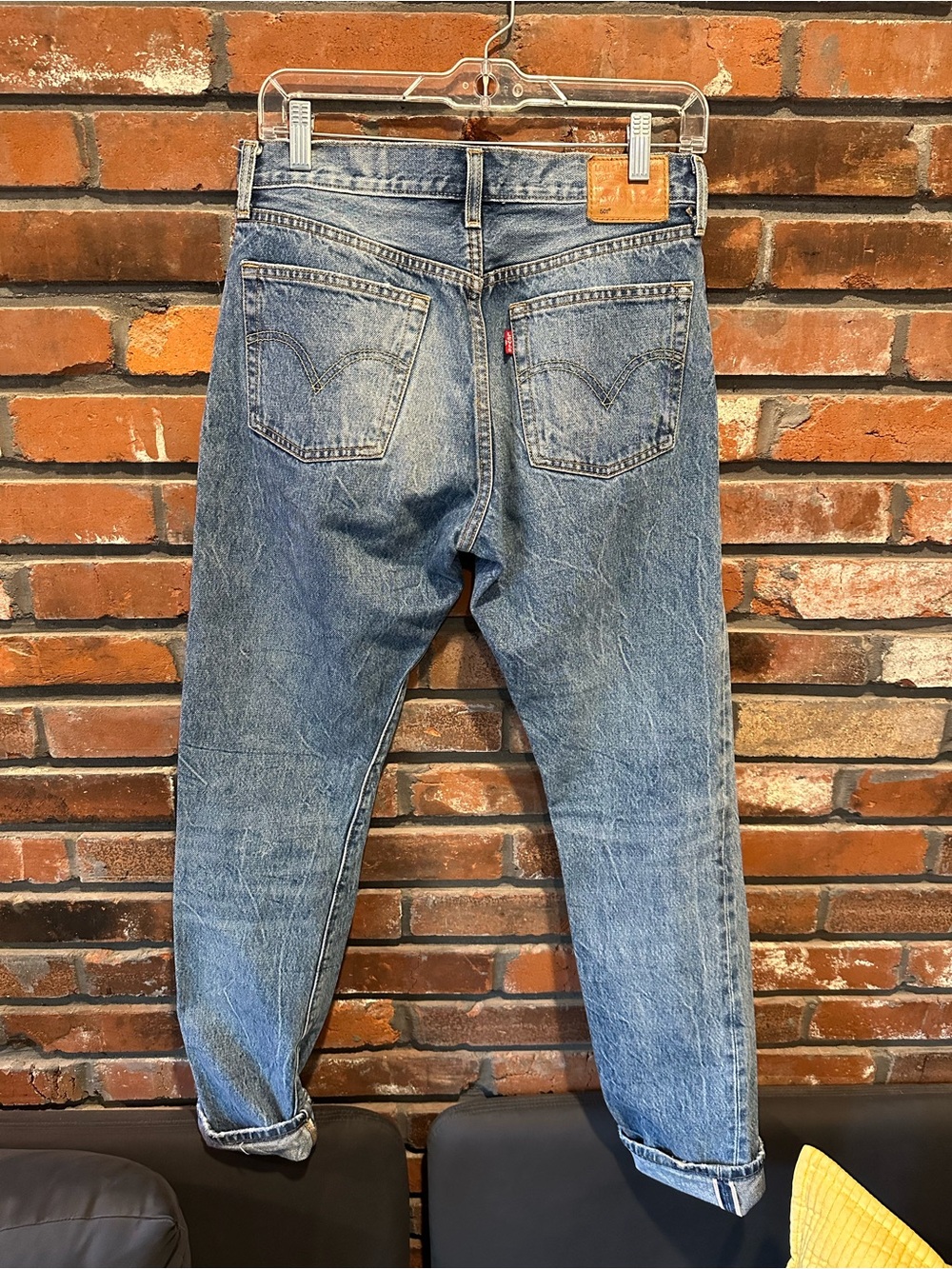 Levi's vintage XX White Oak Cone 100% cotton selvedge jeans size 27x32 - Picture 2 of 11